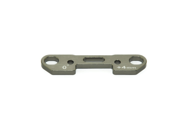 HoBao CNC ALUM REAR LOWER ARM HOLDER(RR)- 0 DEG./ +4mm
