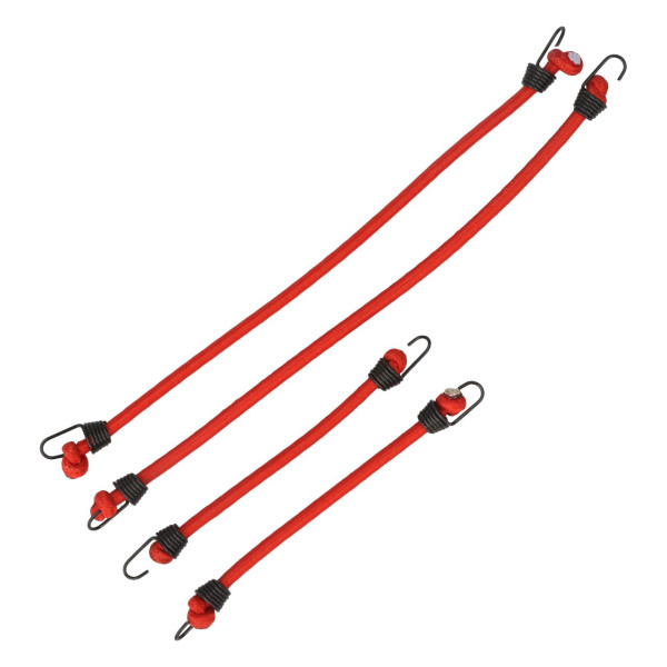 Robitronic Tension belts with hooks Red elastic (2 pairs)