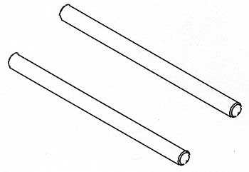 Robitronic Pin for Rear Lower Suspension Arm ETC,NTC (2)