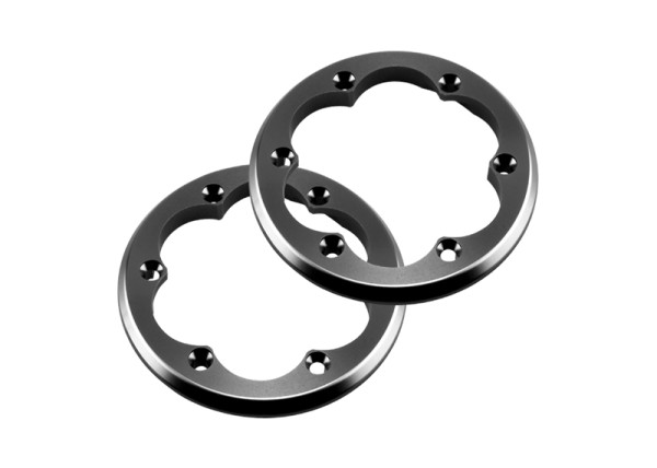 Axial 2.2 VWS Machined Beadlock Ring (Grey) (2pcs)