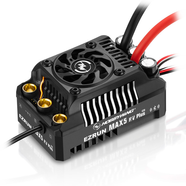 Hobbywing Ezrun MAX5 HV Plus G2 ESC 300 Amp, 6-12s LiPo, BEC 6A