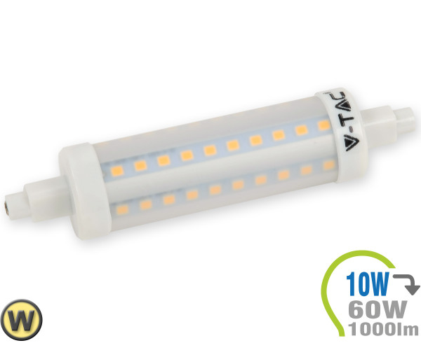 V-TAC R7S LED Lampe 10W Warmweiß