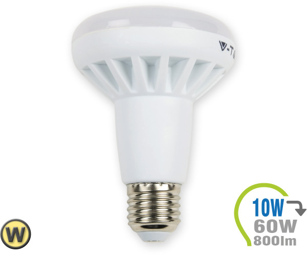 V-TAC LED Bulb - 10W E27 R80 Warm White
