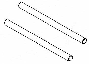 Robitronic Untere Querlenkerstifte Vorne ETC,NTC (2 Stk)