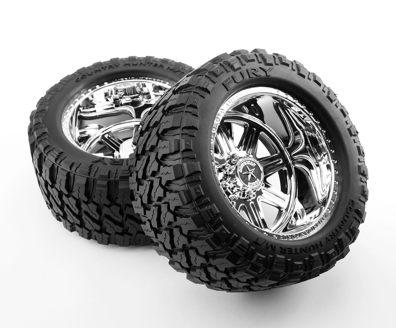 CEN Tires and American Force Wheel (pre-glued, 1 pair)