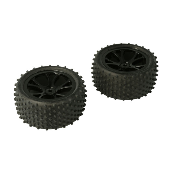 Modster tyres/rims 1/10 buggy 2 pcs