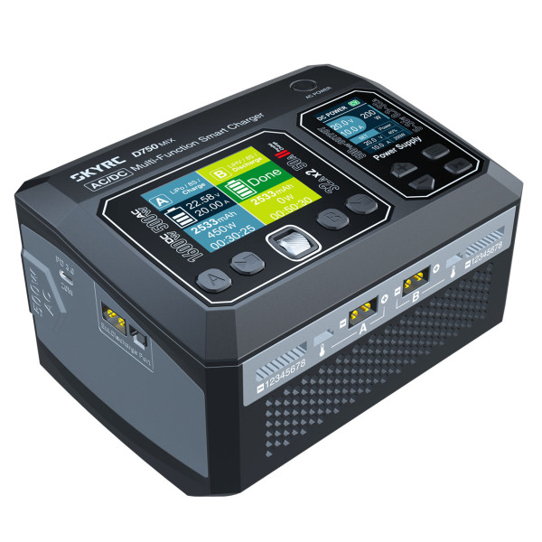 SkyRC D750 MIX Ladegerät LiPo 1-8s 32A 500W AC