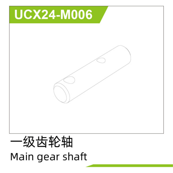 Main gear shaft UCX2401 & UCX2402