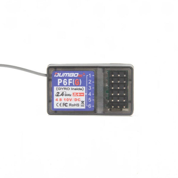 DumboRC P6F(G) 6 Channel Receiver with Gyro