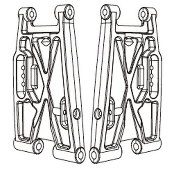 MJX Querlenker hinten unten