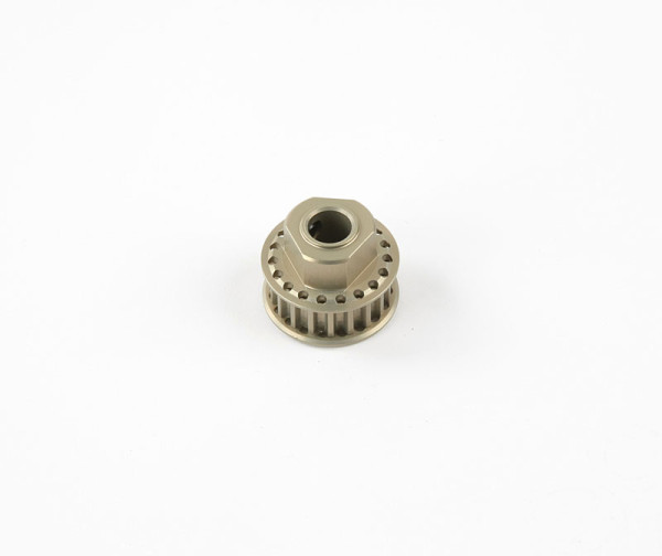 KM Aluminium Riemenrad 19T (Seite hinten)