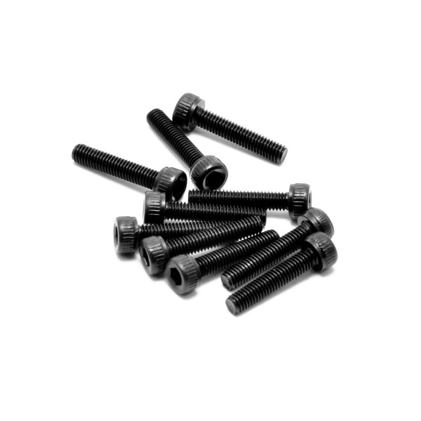 Hobao Cap Head Screw M3x15mm Hex Socket (10 pcs)