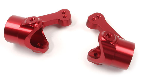 Robitronic CNC Front Wheel Hub Set red anodized