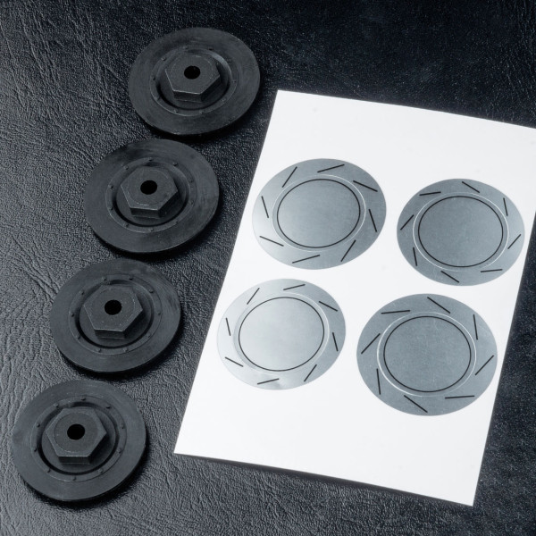 MST-Racing Wheel hubs w/disc shape 32&30