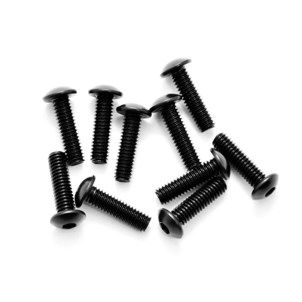 Hobao Button Head Screw M4x14 Hex Socket (10 pcs)