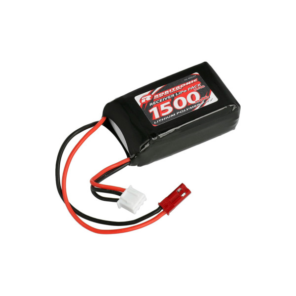 Robitronic LiPo Akku 1500mAh 2S AAA Hump Size Empfängerpack