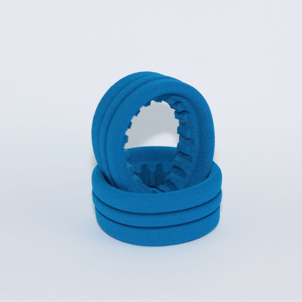 PR Racing Reifeneinalgen 4WD Front Blau 1/10 (2 Stk)