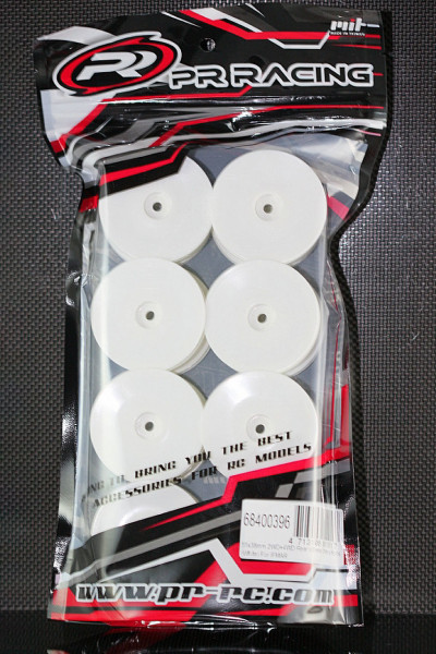 55x38mm 2WD+4WD Rear Wheels 12mm*8pcs(White) For IFMAR