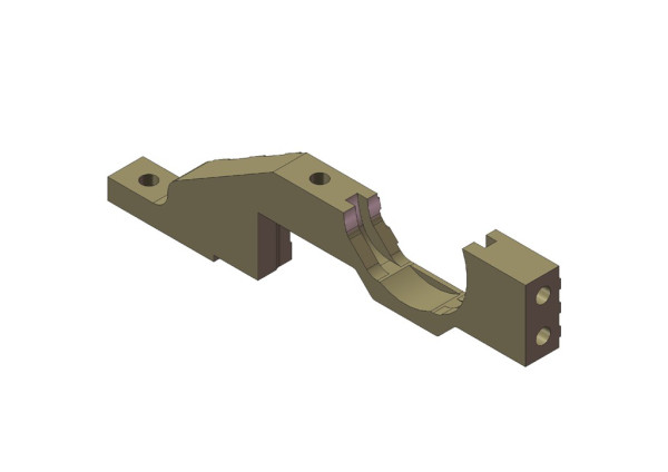 KM Aluminium Rear Lower BulkHead Right