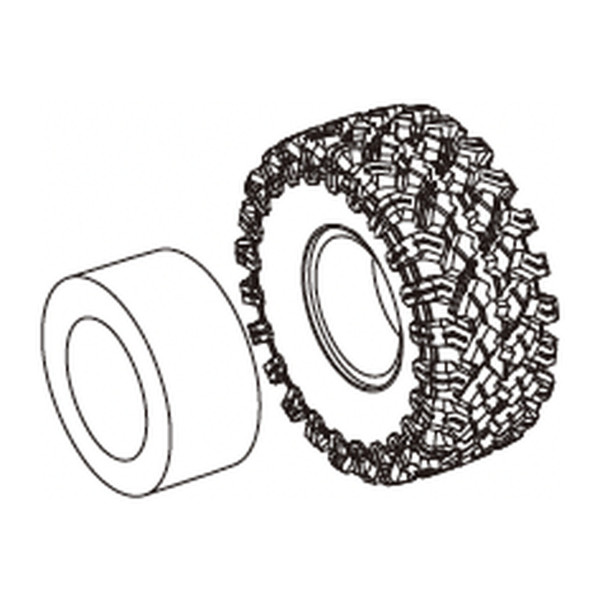 MJX Tire with Inner Foam