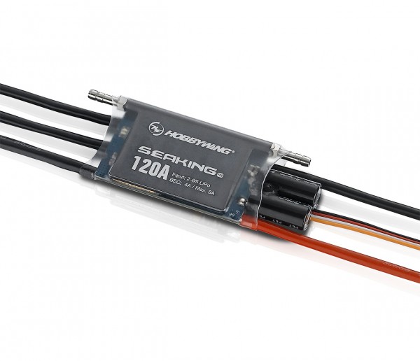 Hobbywing Water Cooling 2-6S Brushless 120A ESC for RC Boats Racing Speed Yacht 