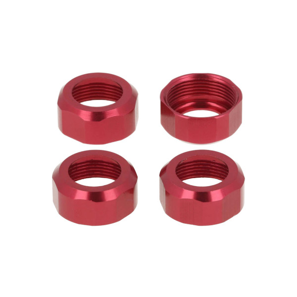 CEN-Racing Shock Cap (Red Anodized) 4pcs