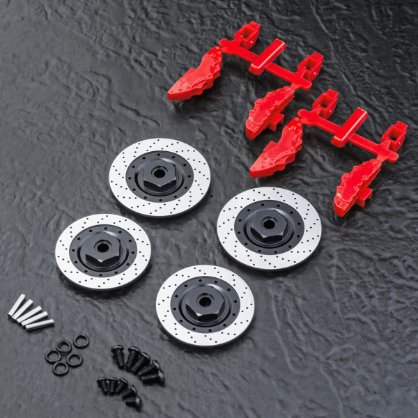 MST-Racing Alum. wheel hubs 6mm (large brake