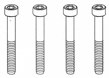 Robitronic M3x25 Cap Screw (4)