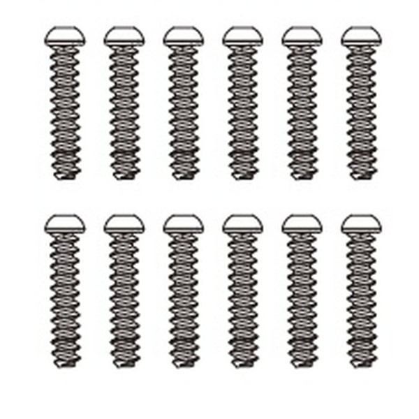 MJX Schrauben 2,5x12 mm (12 Stück)
