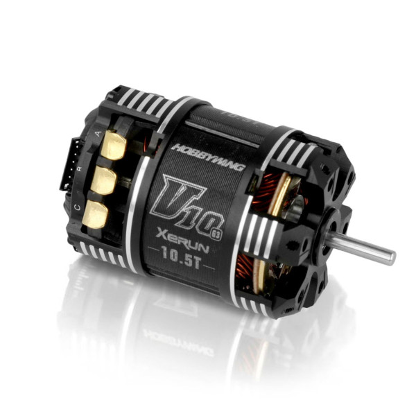 Hobbywing Xerun V10 Brushless Motor G3 4500kV (2-3s) 10.5T Sensored fü