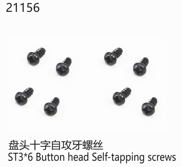 Button Head Taping Screw ST3*6