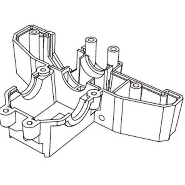 MJX Rear Differential Base