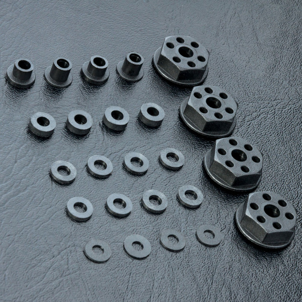 MST-Racing XXX Hex. wheel hubs & spacer set