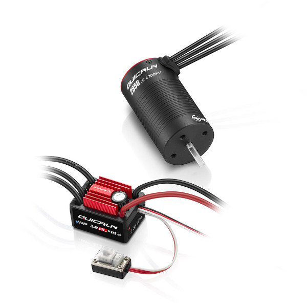 Hobbywing Combo WP12BL45 G2 mit 2850SL-4700kV-G2 Sensorless