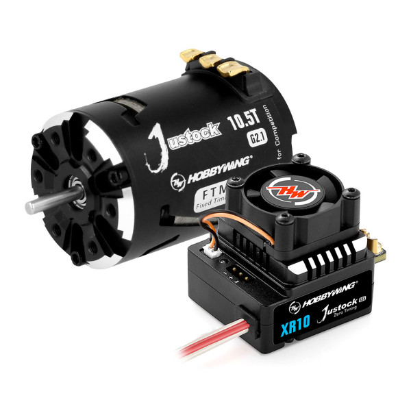 Hobbywing Xerun Justock Combo G3S and 10 Turn 4000kV for 1:10 Stock,Dr