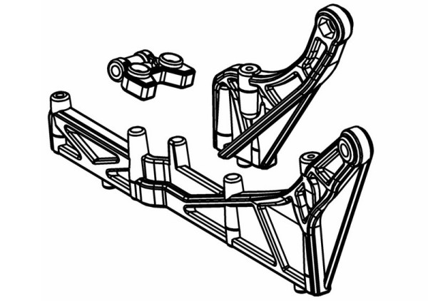 MCD Racing Chassis Verstrebung Mitte