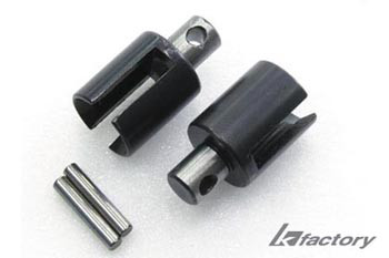 Robitronic Rear Solid Axle with Pulley for K1411