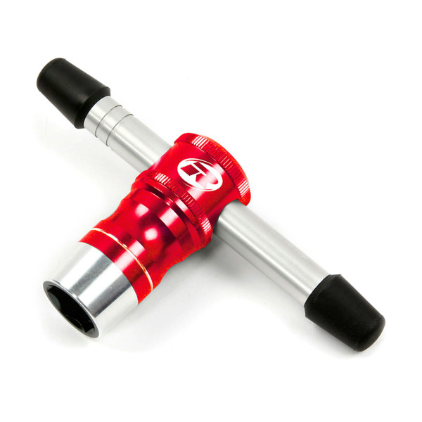 Robitronic Stecknußschlüssel 17mm Rot Aluminium eloxiert