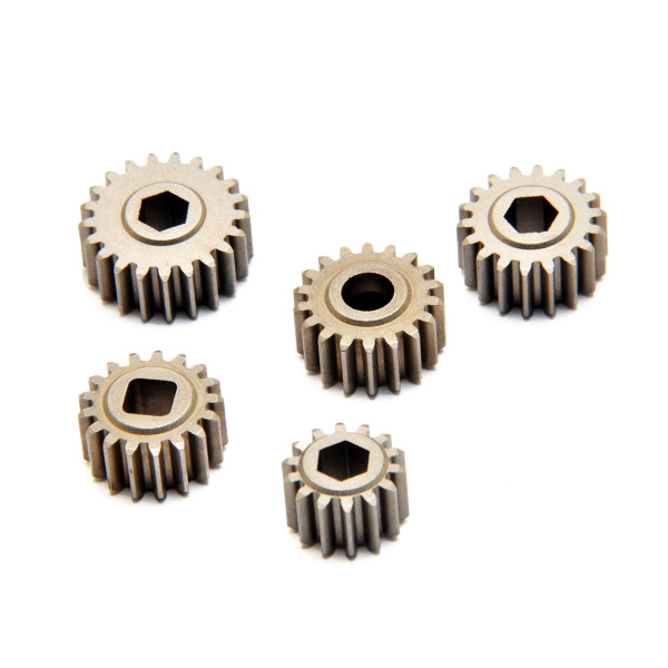 Hobao Zahnrad Set 14, 17, 2x 18, 21 Zähne (5 Stk.)