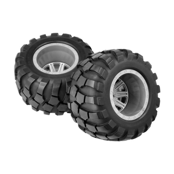 CEN-Racing Wheel & Tire Glued (Grey)