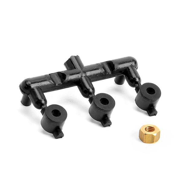 PR Racing Differential Holder *3pcs& Nut*1pcs