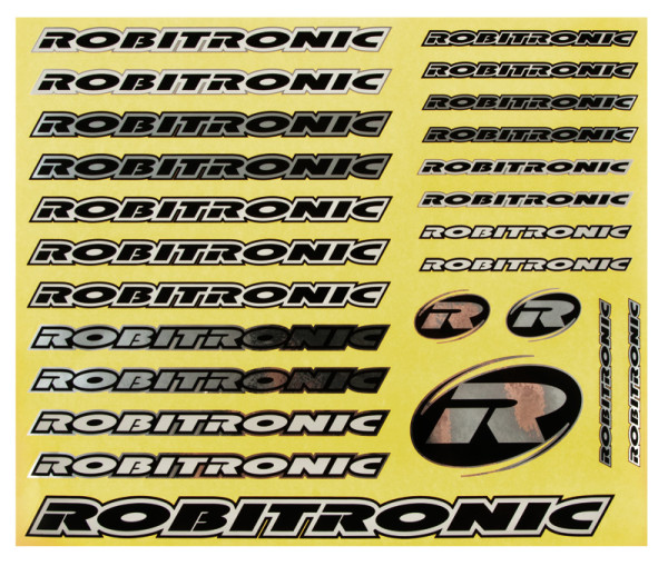 Robitronic Sticker-Set Chrome