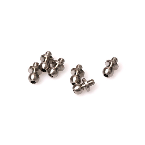 PR Racing PR R 4.8mmx4mm SS Ball Studs (6pcs)