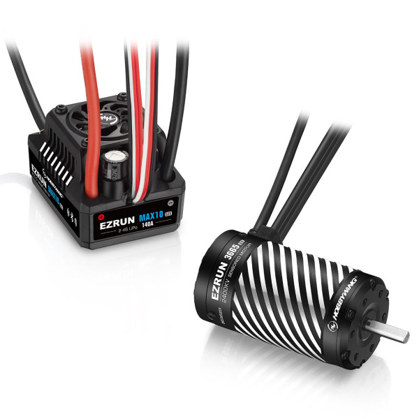 Hobbywing Ezrun MAX10 G2S 140A Combo mit 3665SD-2400kV-G3