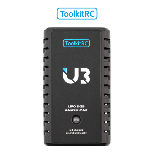 ToolkitRC U3 LiPo 2-3s 2A Charger DC 9-20V USB-C