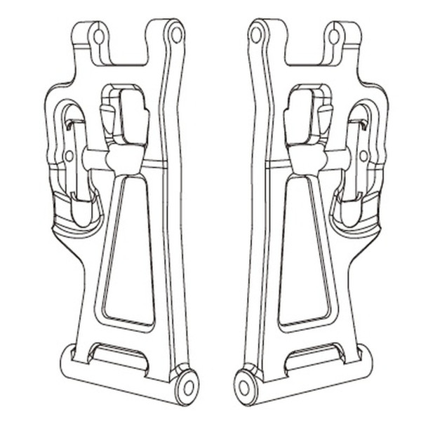 MJX Querlenker hinten unten