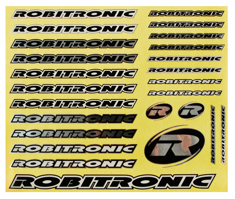 Robitronic Sticker-Set Chrome