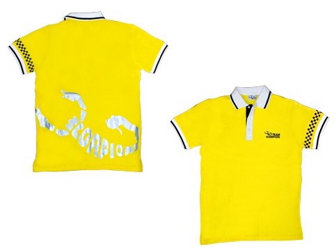 Scorpion Polo Shirt (Yellow-S)