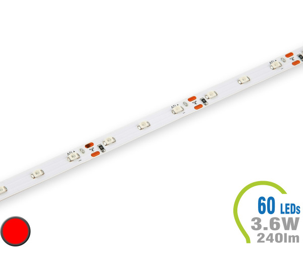V-TAC LED Stripe 60 LED/m 240 lm/m Rot