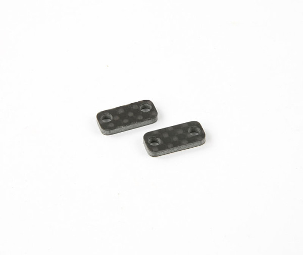 KM 2mm Carbon Servo Saver Ackerman Plates (2 pcs.)